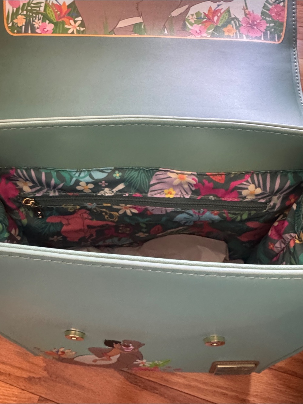 NWT Loungefly Disney Jungle Book Satchel Mini Backpack - Picture 14 of 14